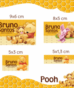 Kit Etiquetas Pooh