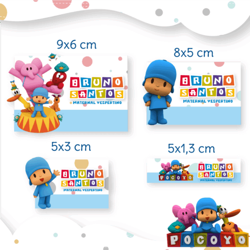Kit Etiquetas Pocoyo