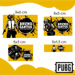 Kit Etiquetas Pubg