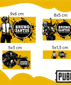 Kit Etiquetas Pubg