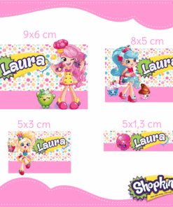 Kit Etiquetas Shopkins