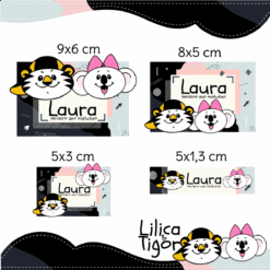 Kit Etiquetas Lilica e Tigor