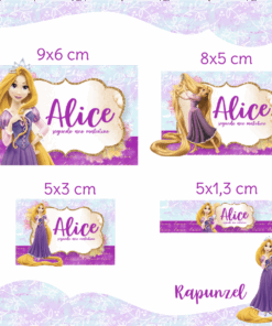 Kit Etiquetas Rapunzel