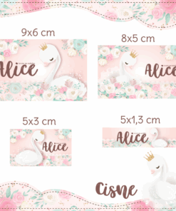Kit Etiquetas Escolares Cisne