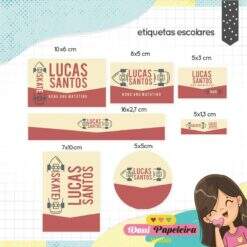 Kit Etiquetas Skate