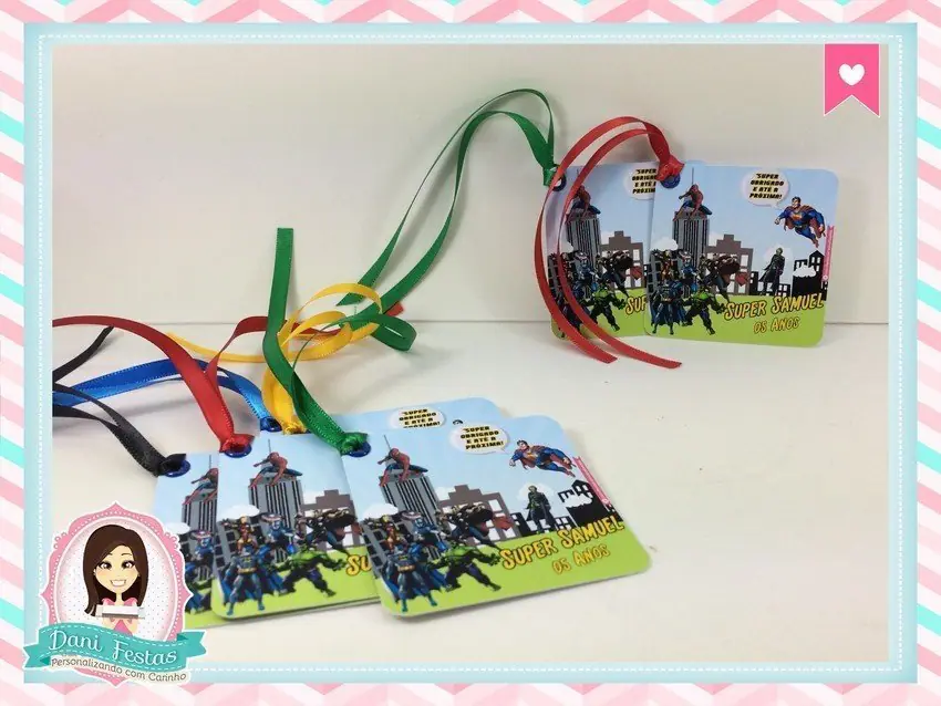 Tag para Lembrancinhas - Os Vingadores