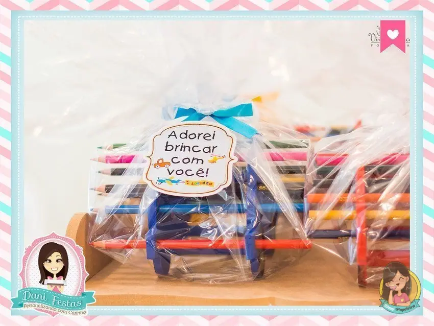 Tag para Lembrancinhas Meios de Transportes