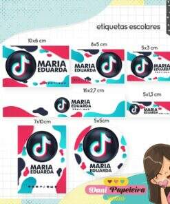 Kit Etiquetas Tik tok