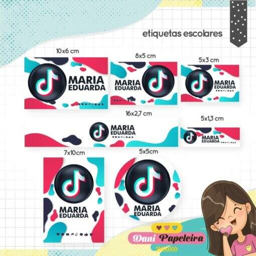 Kit Etiquetas Tik tok
