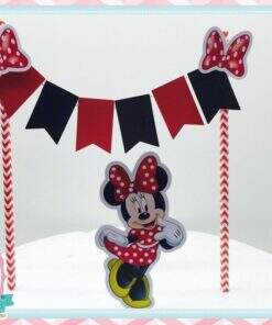 Topo de Bolo Minnie