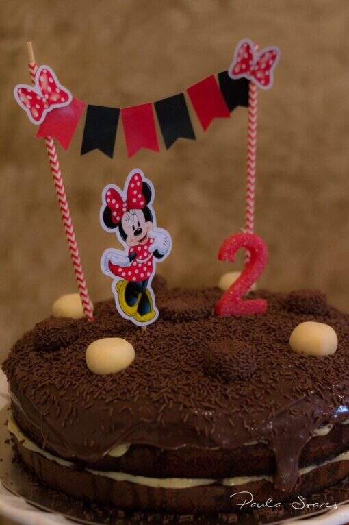 Topo de Bolo Minnie - Imagem 2