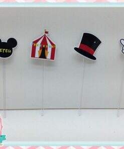 Topper para Doces - Circo do Mickey