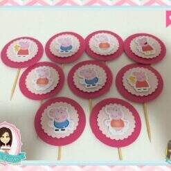 Topper para Doces  Peppa Pig