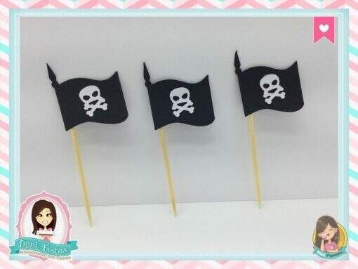 Topper para Doces  Pirata