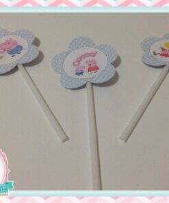 Topper para Docinhos  George Pig