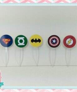 Topper para Docinhos  Super Heróis