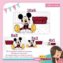 Kit Etiquetas Mickey
