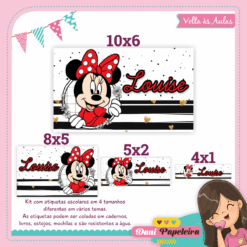 Kit Etiquetas Minnie