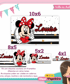 Kit Etiquetas Minnie