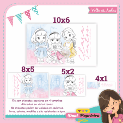 Kit Etiquetas Princesas