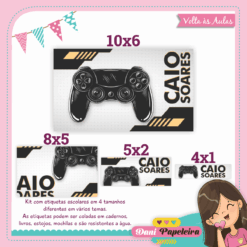 Kit Etiquetas Games