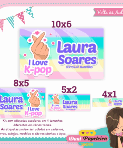 Kit Etiquetas K-Pop