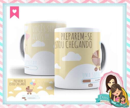 Caneca Mágica Chá Revelação - Imagem 2