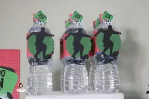 rótulo de garrafa d’água do São Paulo FC
