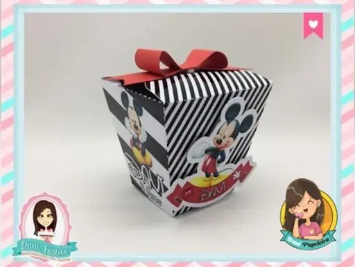  caixa sushi Mickey Mouse