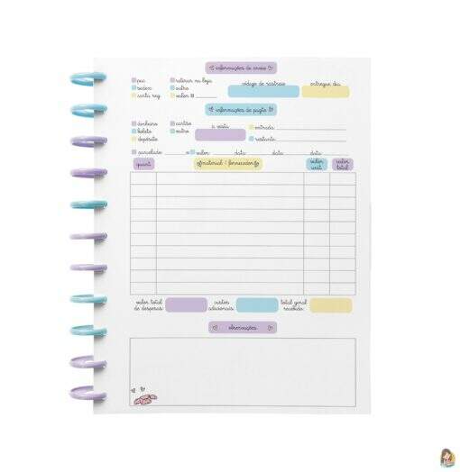 Caderno De Discos Multiuso Para Pedidos - Imagem 2