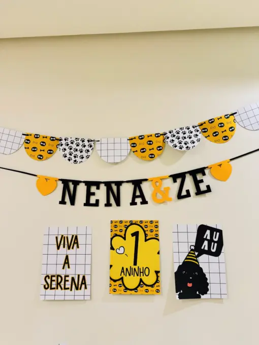 Kit Papelaria para Painel Personalizado