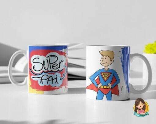 Caixa Explosão com Caneca Personalizada Dia dos Pais - Imagem 5