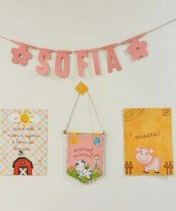 Kit Papelaria para Painel Personalizado