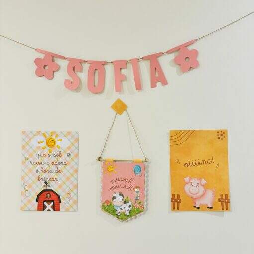 Kit Papelaria para Painel Personalizado