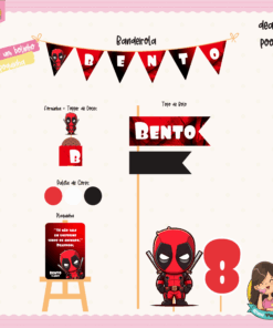 Kit só um Bolinho Dead Pool