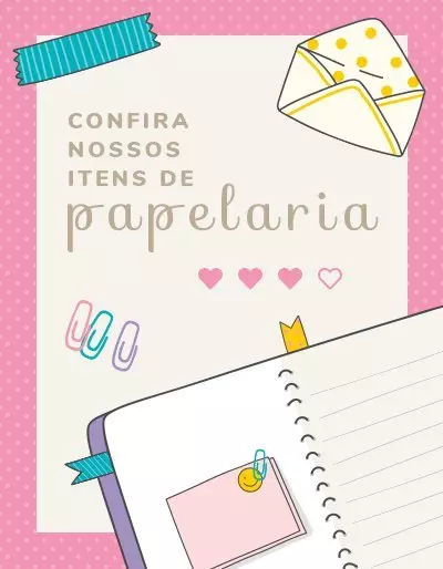 Itens papelaria de festa - Dani papeleira