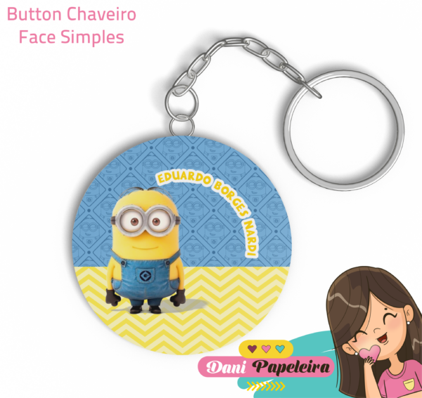 Button Chaveiro Personalizado