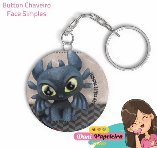 Button Chaveiro Personalizado - Imagem 3