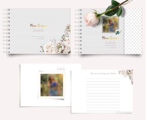 Caderno De Assinaturas Debutante - Imagem 4