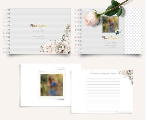Caderno De Assinaturas Debutante - Imagem 4