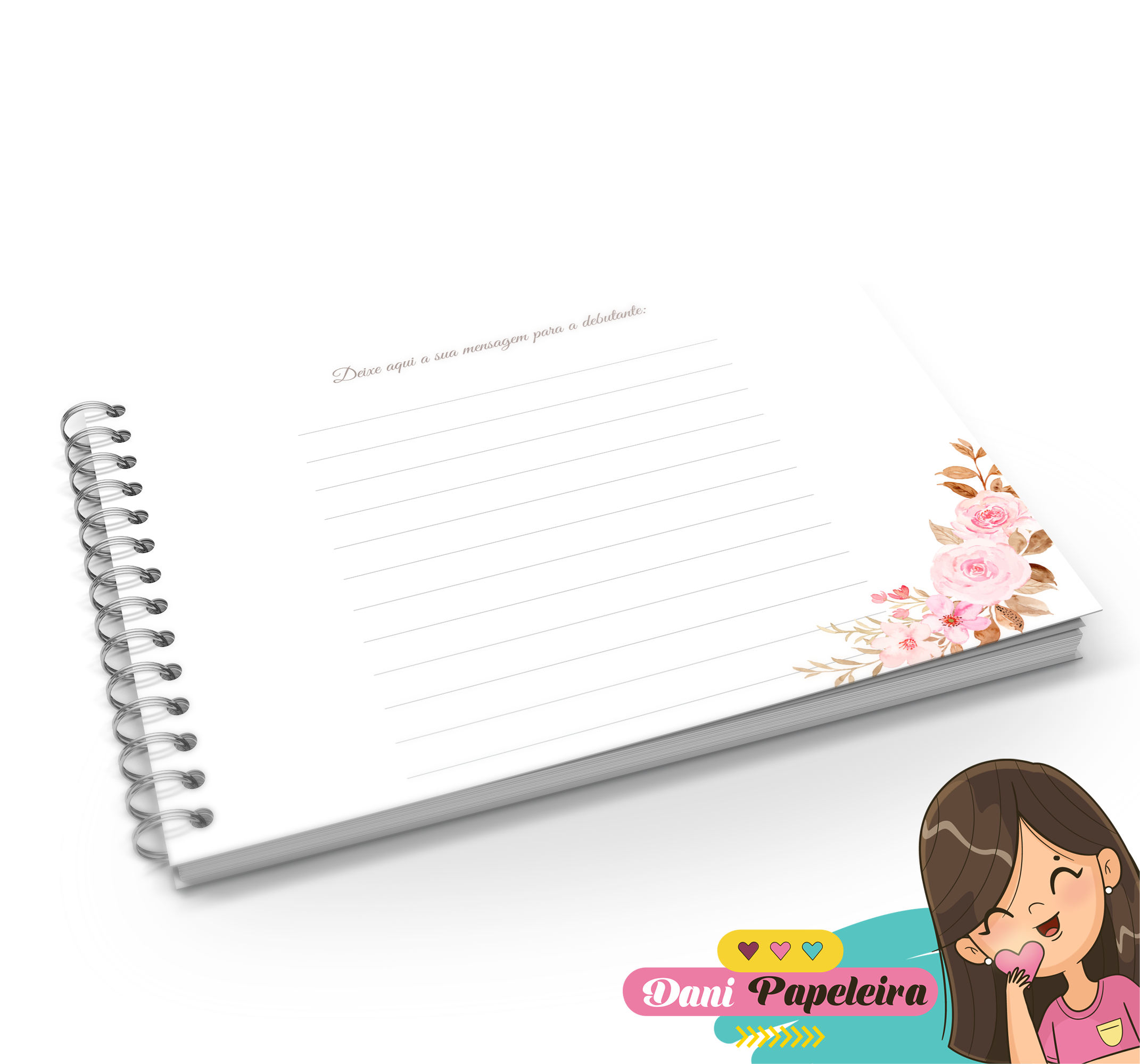 Caderno De Assinaturas Debutante - Imagem 2