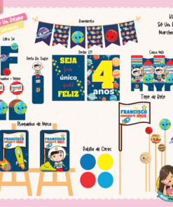 Kit só um Bolinho Astronauta