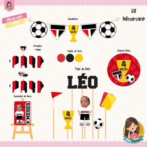 Kit Mesversário Futebol