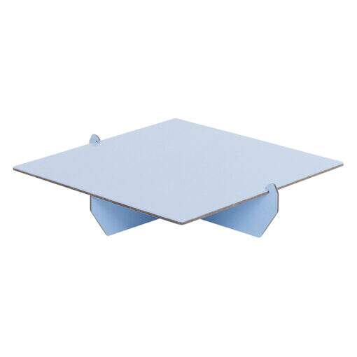 Bandeja Quadrada Azul Céu