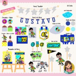 Kit Festa na Caixa Jovens Titãs