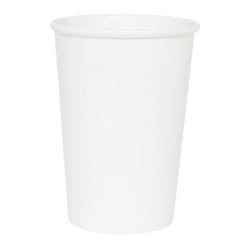 Copo de Papel Branco 240 ml - (8 unid)