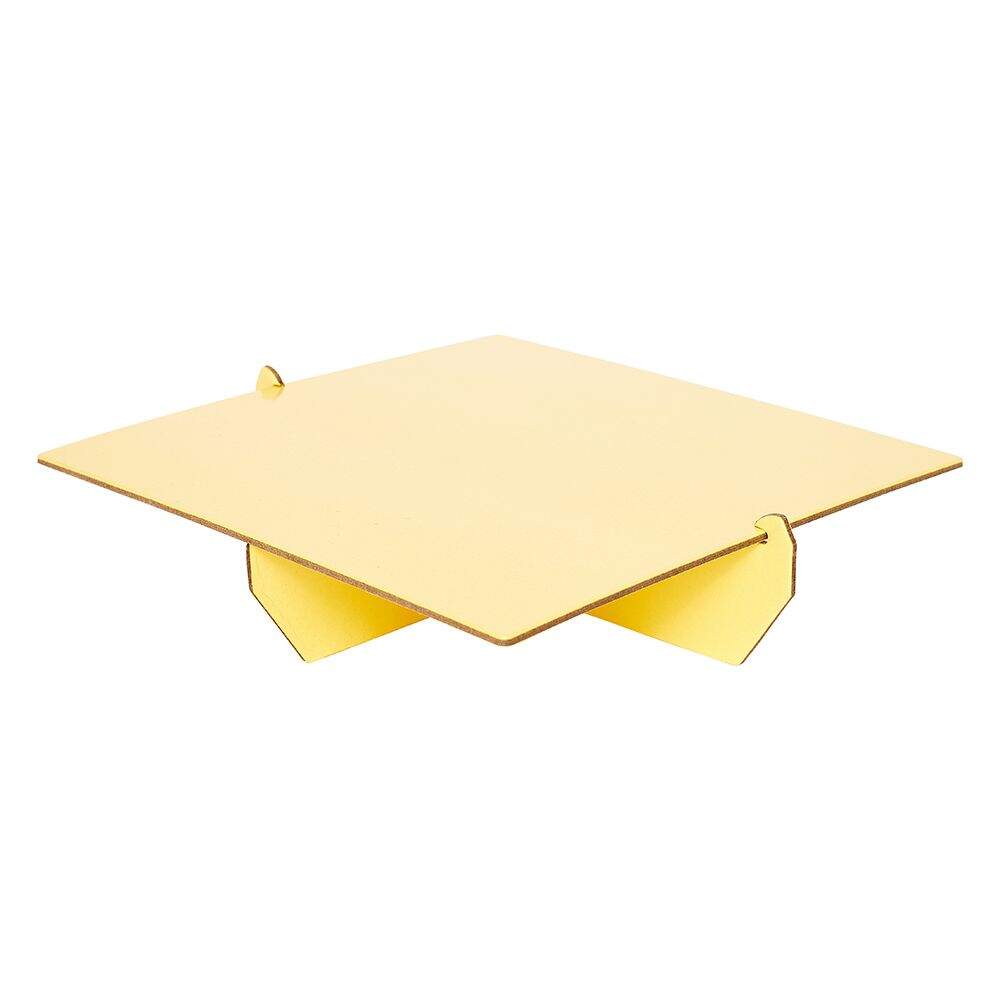 Bandeja Quadrada Amarelo Manteiga