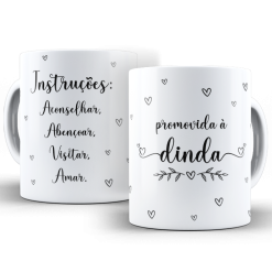 Alternative view of Caneca Dinda Personalizada