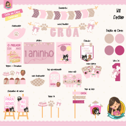 Kit Festa na Caixa Cachorrinho