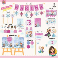 Kit Festa na Caixa Frozen